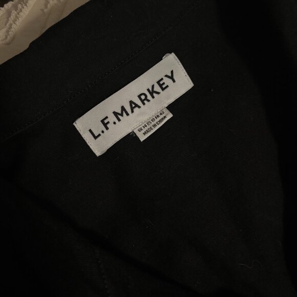 LF Markey Danny Stretch Canvas Boilersuit Black - Picture 4 of 5